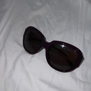 Versace dark purple sunglasses